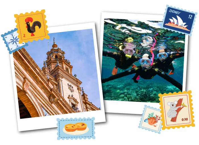 Student travels in Spain and Australia Student travels in Spain and Australia